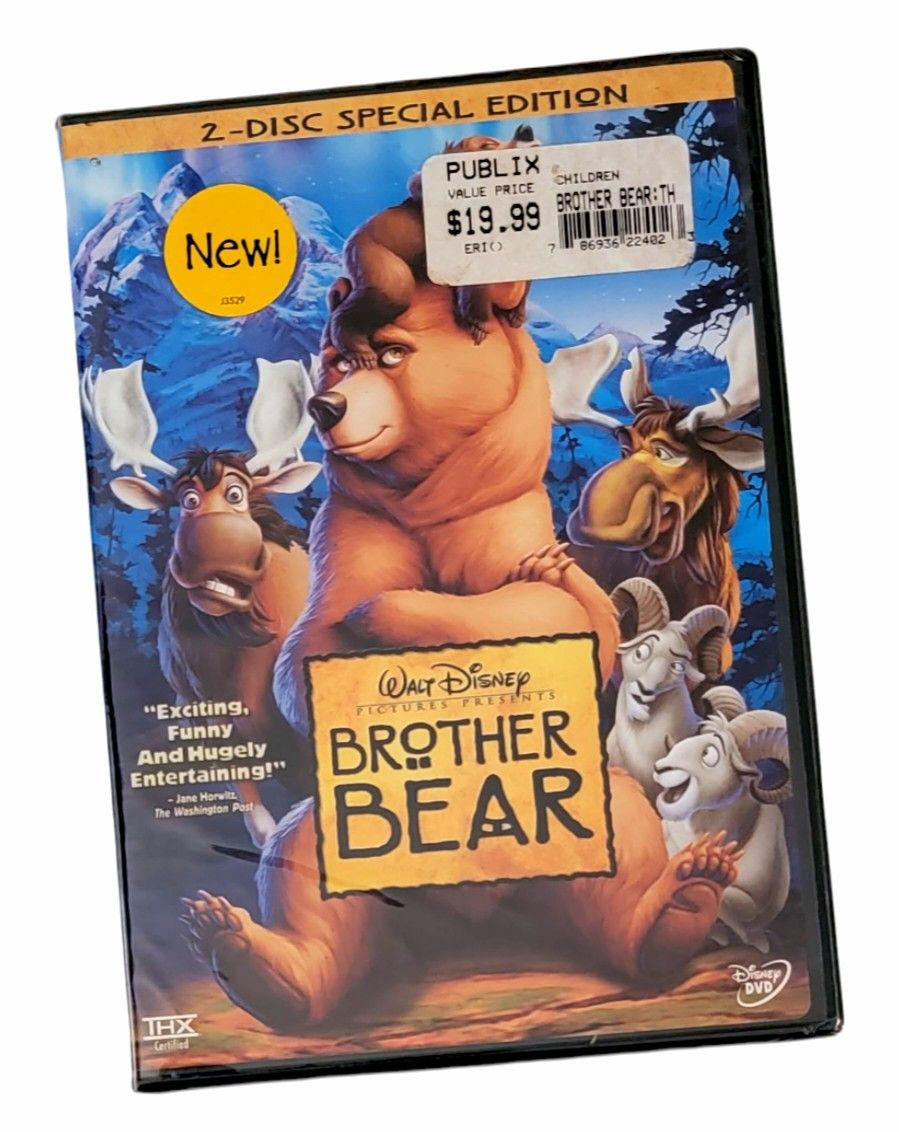 NEW Brother Bear Disney Animated Kids Family Movie 2004 DVD 2-Disc Special Edition