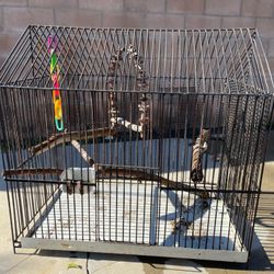 REDUCED! Wrought Iron Bird Cage $$80