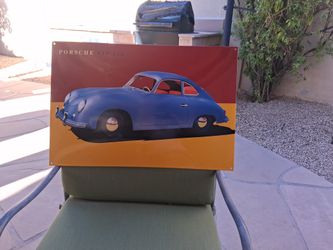 Enamel Porsche 356 Sign