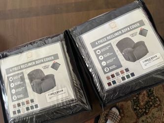 Recliner seat covers 4 pieces each