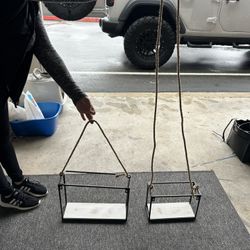 Set Of 2 Hanging Shelves 