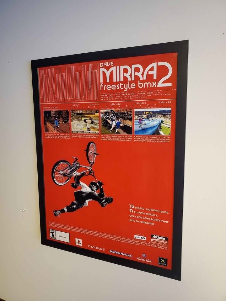 Dave Mirra Pro Bmx 2 Game Poster