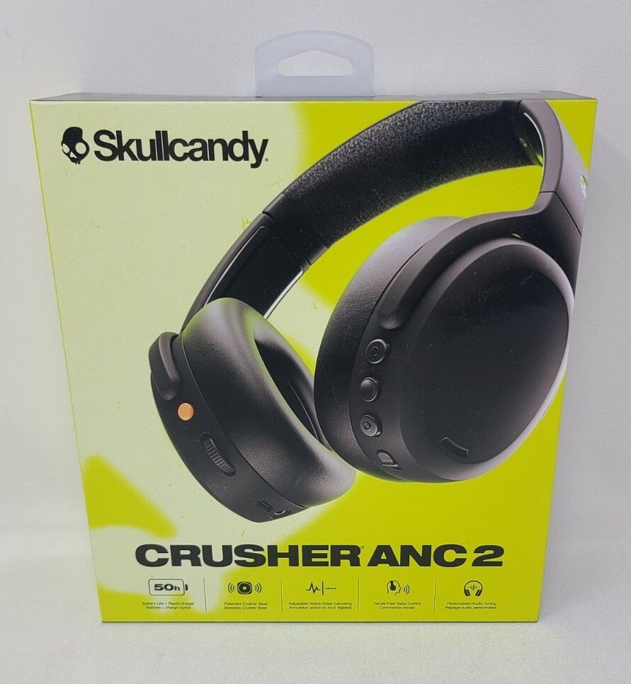 *New* Skullcandy Crusher ANC 2 Noise Cancelling Over the Ear Headphones ($240 Retail)