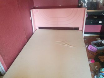 Girls bed full size with led lights with mattress