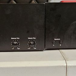 2 Audiosource Amps. Can Be Sold Separately 