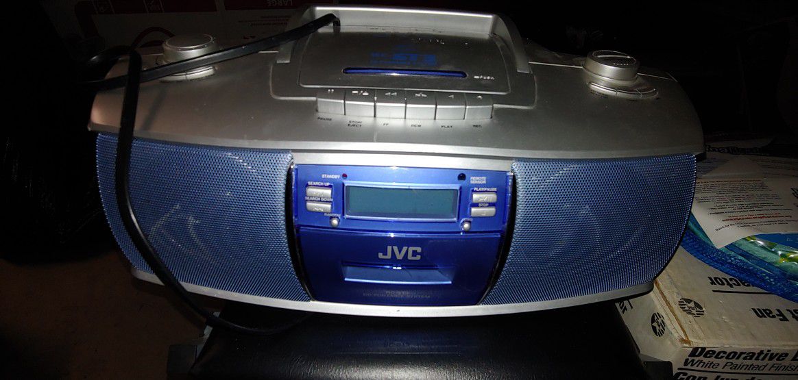 JVC stereo boom box