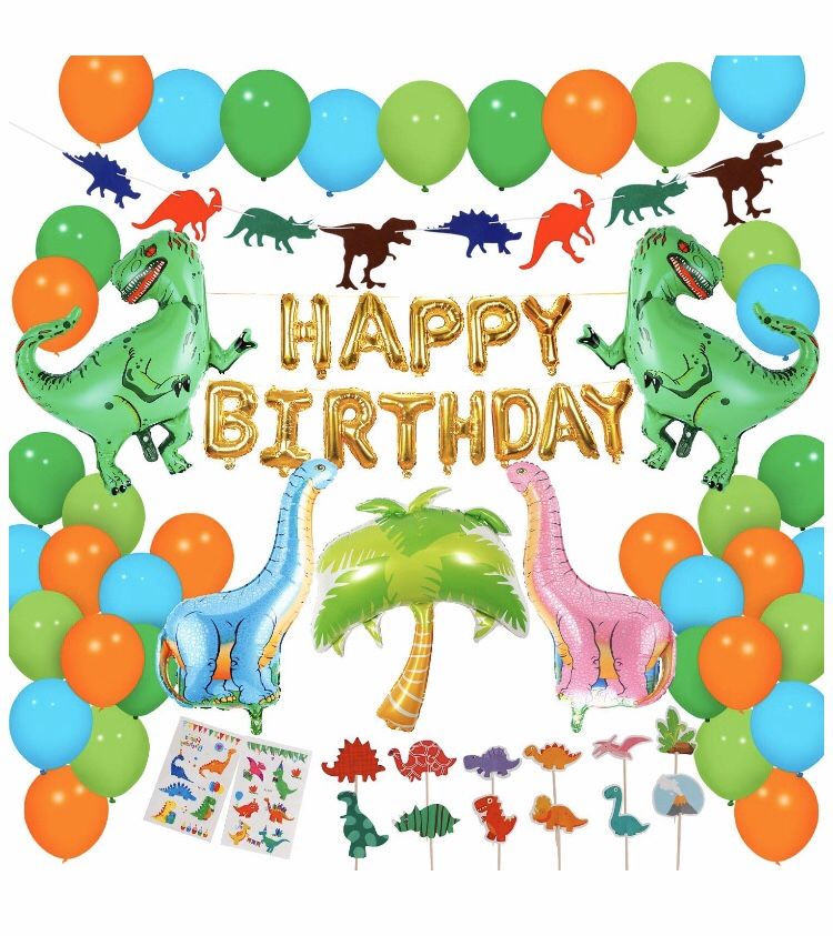 Dinosaur party supplies 90 pc