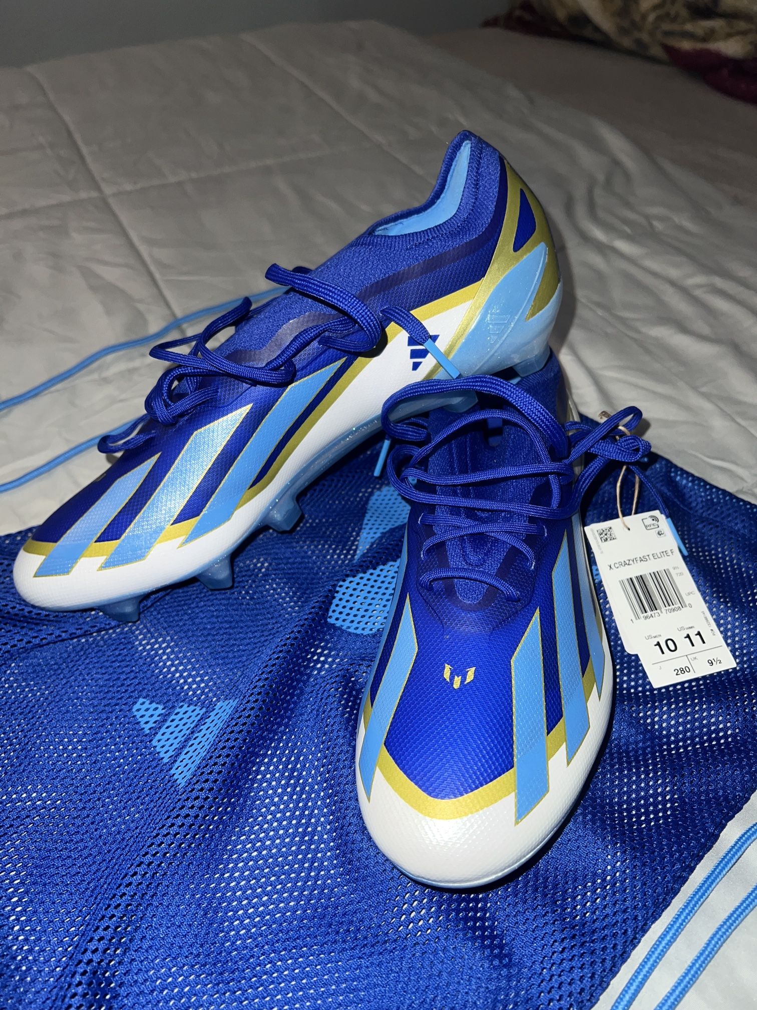 X CRAZYFAST MESSI ELITE FIRM GROUND CLEATS
