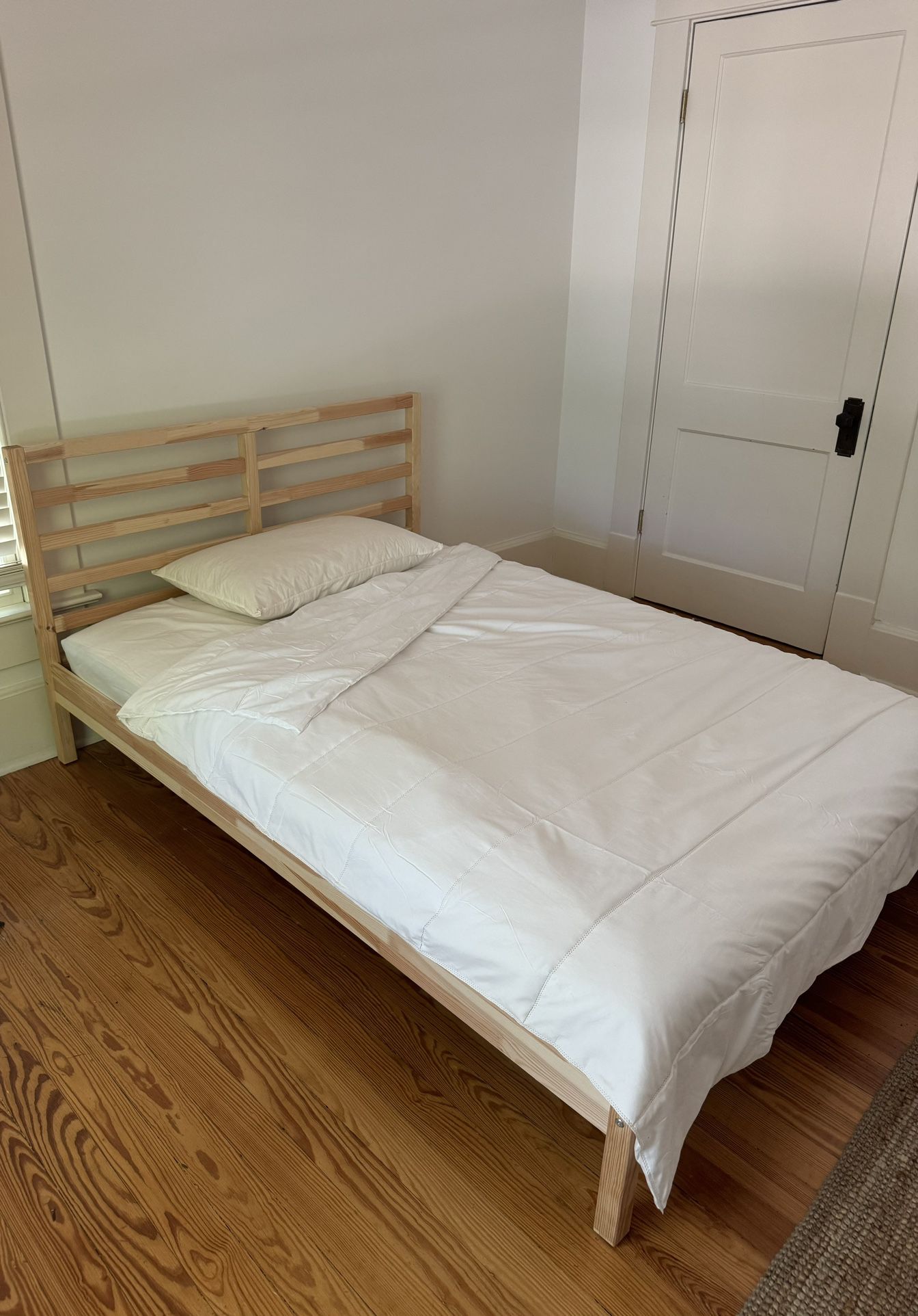 Ikea Tarva Full Bed Frame And Mattress