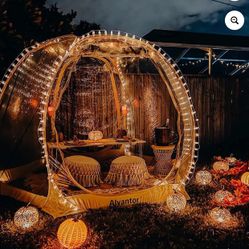 Alvantor 10'x10' Gazebo Bubble Style Pop Up Beige