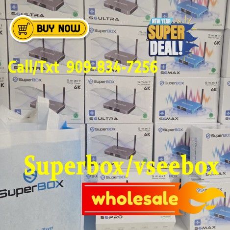 Superbox S6 MAX new 2024 Model Wholesale reseller S6 super box Superbox S6 VSEEBOX