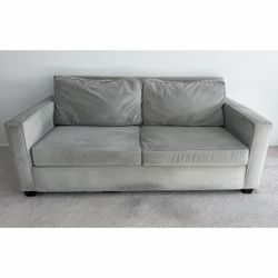 Modern West Elm Gray Loveseat — $250 OBO