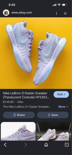Nike Le Bron 21Easter Sneaker