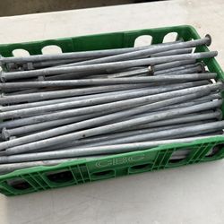 80 x 18” x 1/2” Threaded Concrete Anchor Bolts 