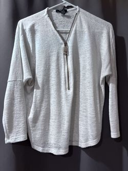 Ariella women's dolman sleeve zipper top Size Petite Mediu