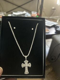 Solid 925 Sterling Silver 18” 2mm 11.00 CTW Moissanite Tennis Chain With GRA