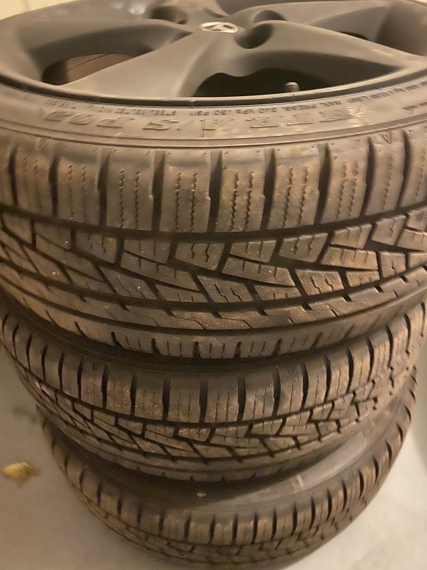 mazda 6 rims have new tires