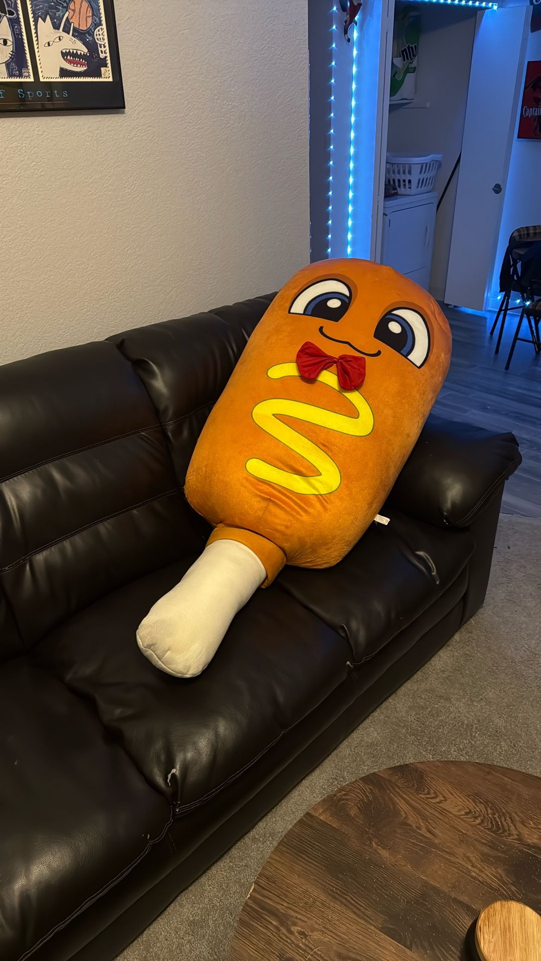 Giant Arizona State Fair Hotdog Plushie Pillow