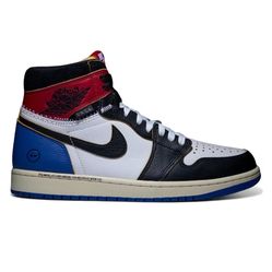 Jordan 1 Retro High OG SP Fragment x Union LA Varsity Red Sport Royal