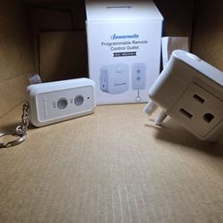 DEWENWILS Upgraded Version Indoor 100ft Programmable Wireless Remote Control Outlet--SHRS101K1
