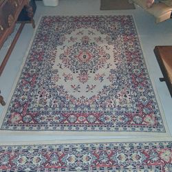 2 Floral 5' X 7' Area Rugs No Stains Either Side 9 Months Old