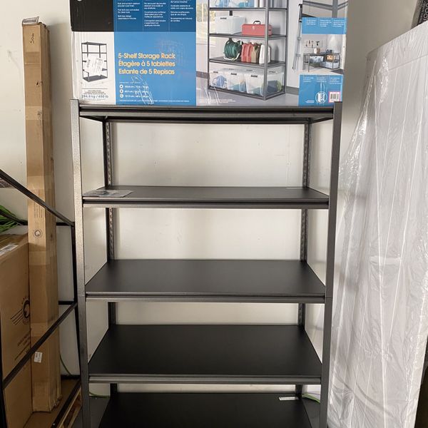 LIKE NEW // COSTCO Whalen 5Shelf Storage Rack IndustrialStrength