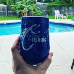 Fishing wine tumbler