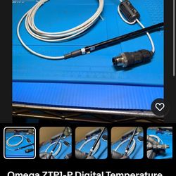 OMEGA ZTP1-P Digital Temp Probe 3m Cable w/ M12 for ZW-ED