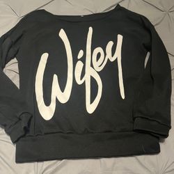 Women’s Off The Shoulder Sweatshirt