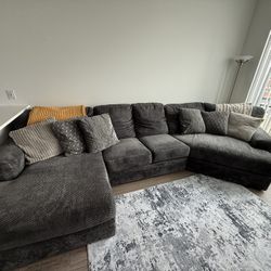 AFW Mammoth 3 - Piece Sectional - Dark Grey, Great Condition