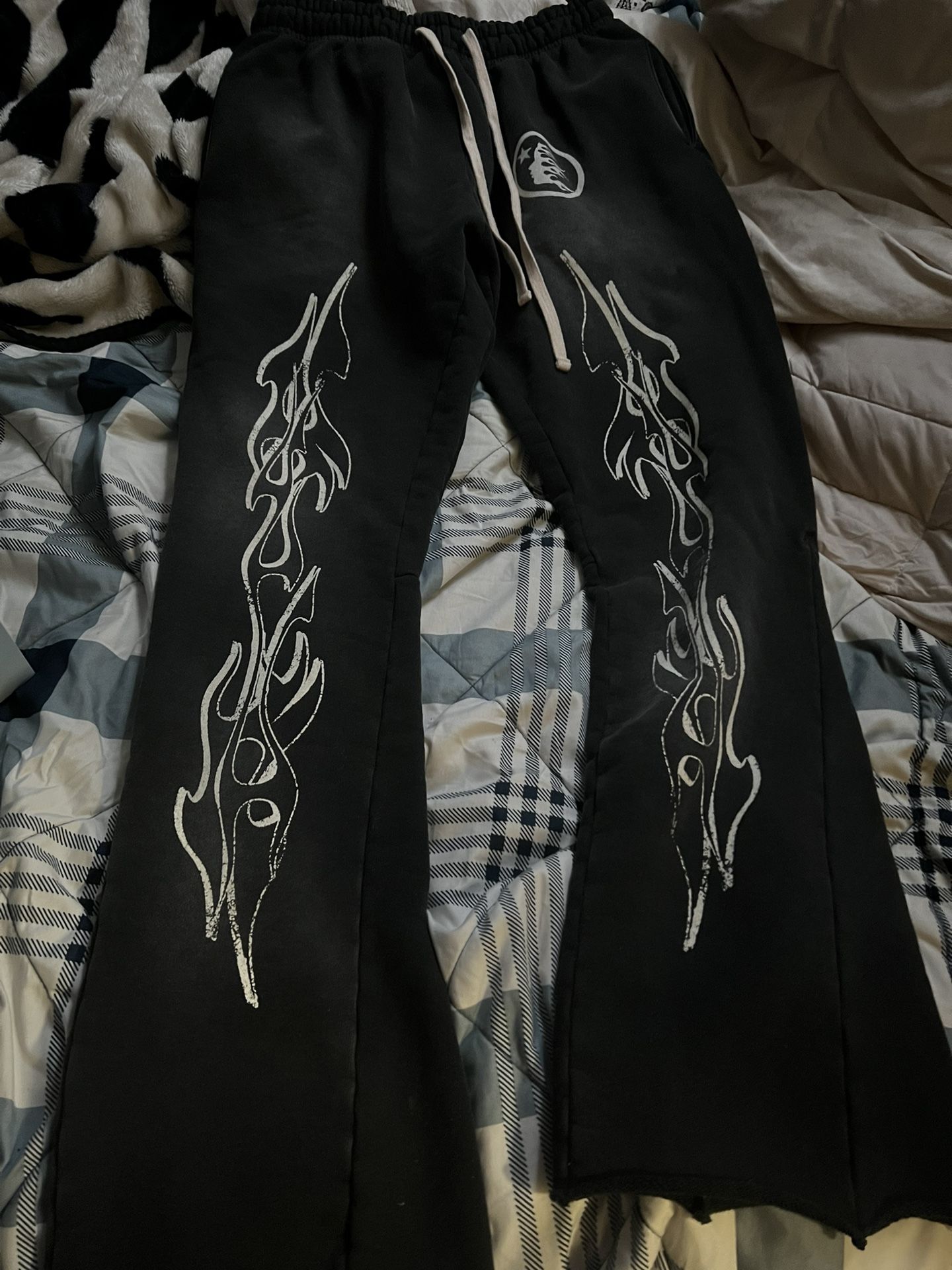 Brand New Hellstar Flare Sweatpants SIZE LARGE,All Products : American Fashion Style Bags On Sale