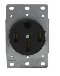 ENERLITES - Industrial Grade Flush Mount Receptacle, 50A, 14-50R