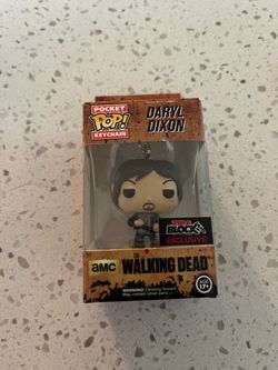 Funko Pocket Pop Daryl Dixon Keychain Horror Block Exclusive