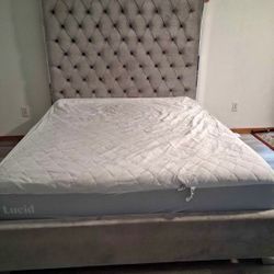 Queen Size Bed Frame- Mattress Optional 