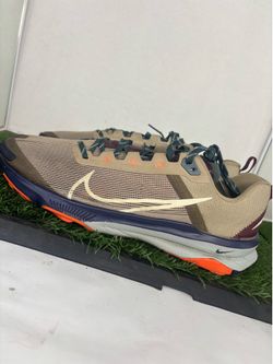 Nike Terra Kiger Trail 9 Hiking Running Shoes Kaki Orange Sneaker Mens Size 10.5