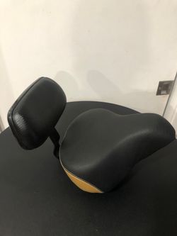 Oversized Comfort Bike Saddle with Backrest