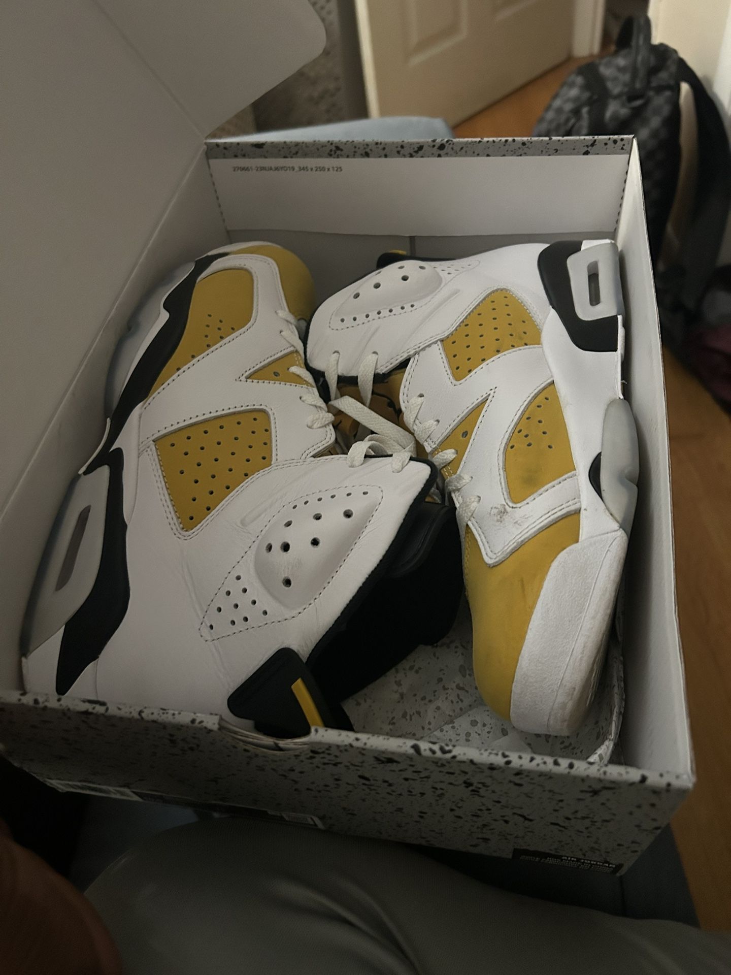Yellow Jordan 6’s