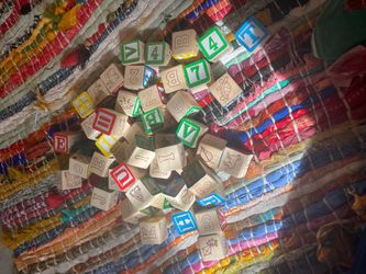 Mellissa and Doug ABC 123  building blocks