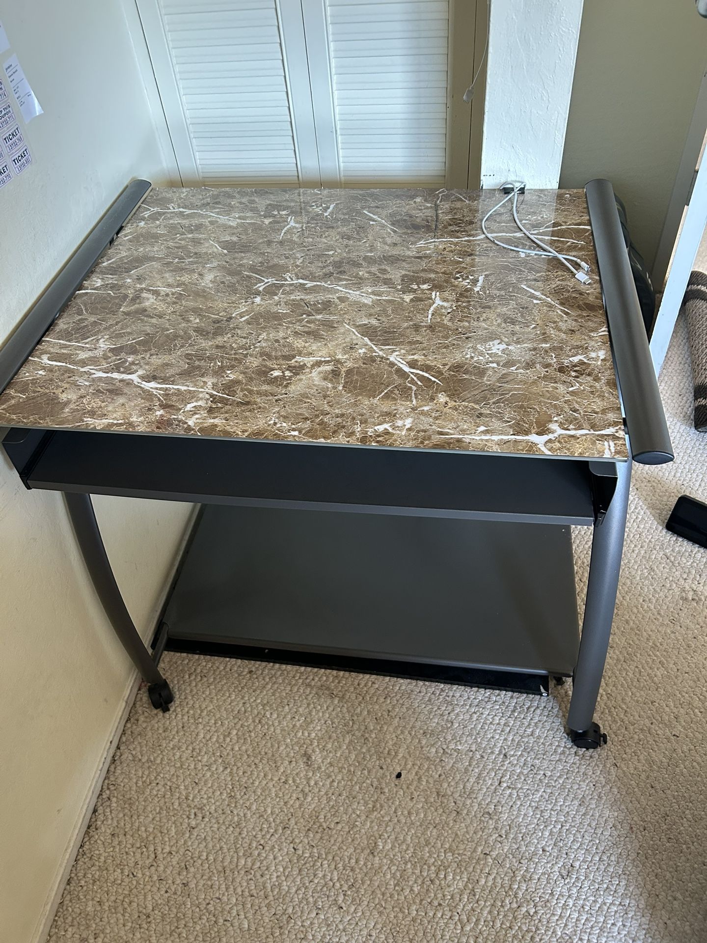 Glass Computer Desk