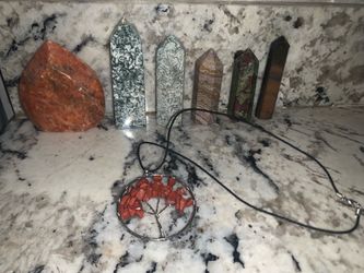 6 Natural Stone Towers Crystal Bundle