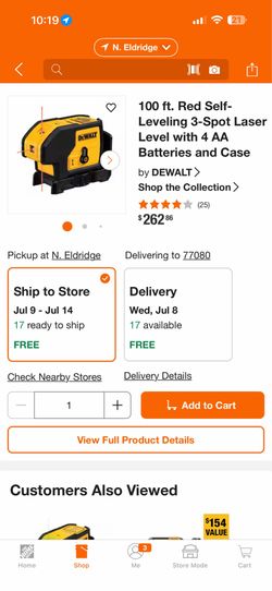 Dewalt laser