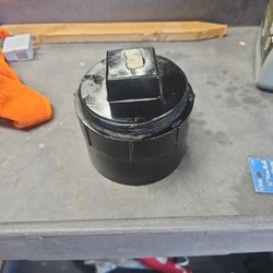 ABS 4' DWV Hub and Plug