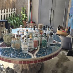 Empty Tequila Bottles