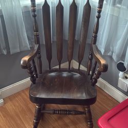 Solid Wood Rocking Chair