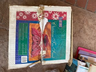 Brand New Red Cast Iron Tree Stand