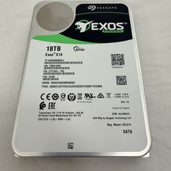 Seagate Exos x18 18TB  Enterprise HDD Hard Drive - Internal - SATA
