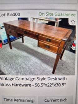 SOLID WOOD WRITER'S DESK