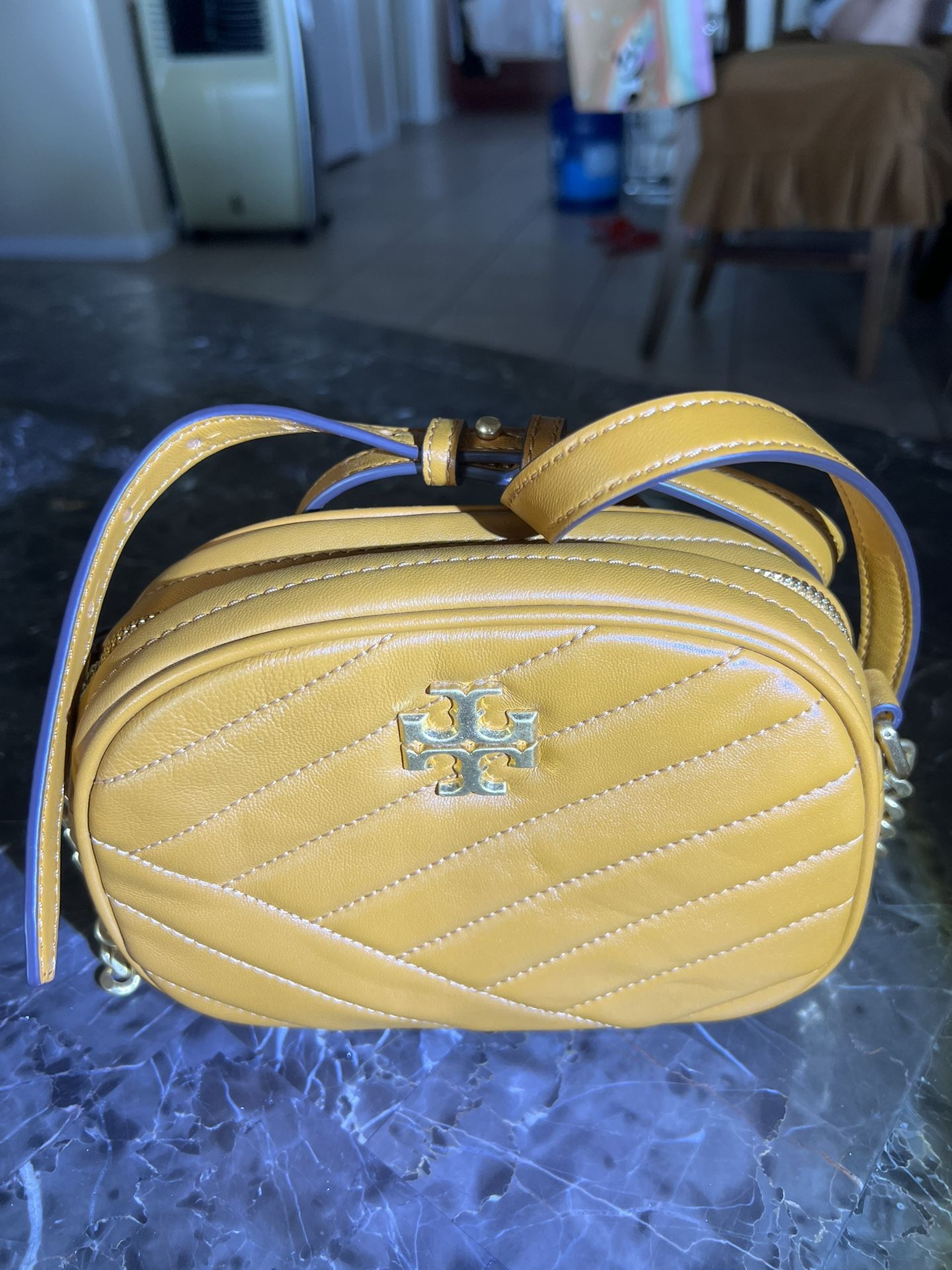 Tory Burch Crossbody Camera Leather Bag