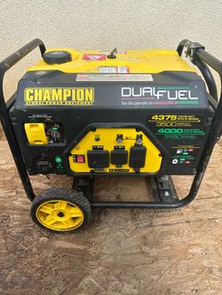 Champion Dual Fuel Generator