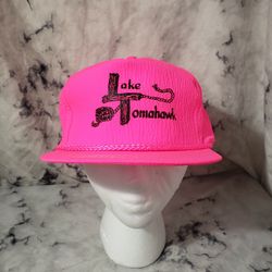 Vintage Lake Tomahawk 100% Nylon Snapback Hat